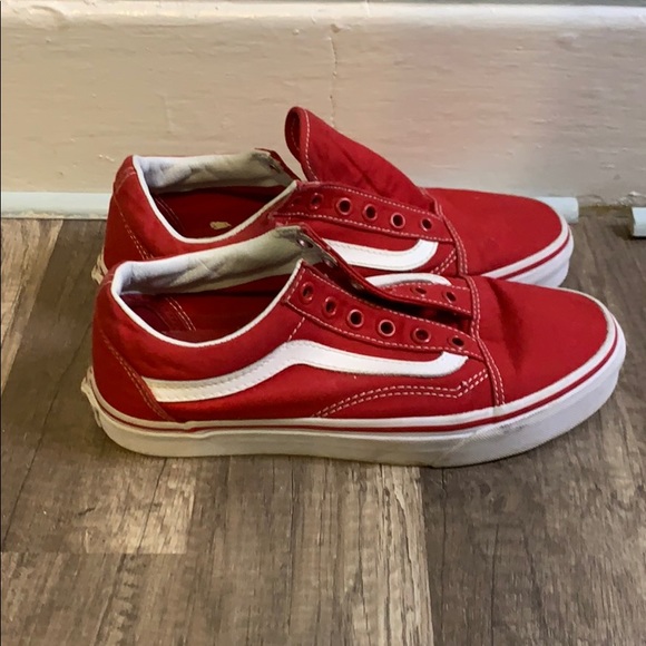 Low top red vans - Picture 4 of 4